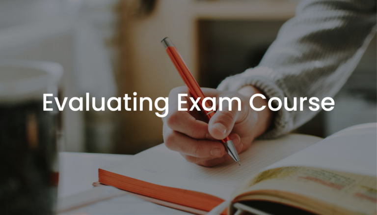 Evaluating Exam Course
